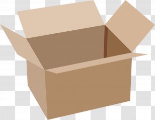 Cardboard Box Clip Art Transparent PNG