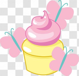 Twilight Sparkle Pony Fluttershy Pinkie Pie Rainbow Dash - Rarity - Cup Cake Transparent PNG