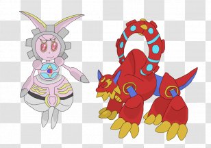 Volcanion Magearna Hoopa Kyogre Et Groudon Evolutionary Line Of Eevee - Mythical Creature - Legendary Pokemon Qr Code Transparent PNG
