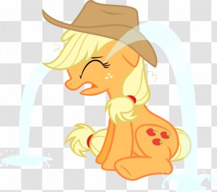 Applejack Pinkie Pie Rarity Rainbow Dash Twilight Sparkle - Crying Transparent PNG