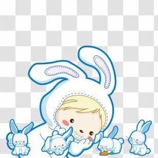 Rabbit Vector Graphics Easter Bunny Image - Flower - Zodiac Signs Transparent PNG