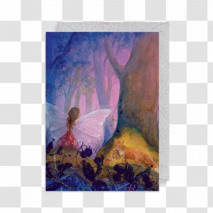 Greeting & Note Cards Illustrator Munich Art Therapy - Fairy - Festive Card Transparent PNG