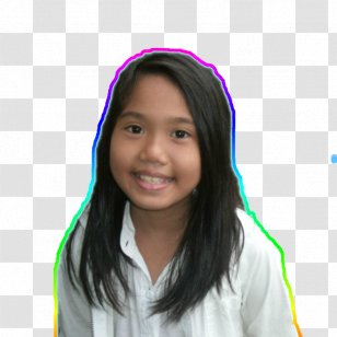 Hair Coloring Forehead Headgear Glitter - Heart Transparent PNG