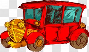 Car Euclidean Vector - Automotive Design - Vintage Cars Transparent PNG