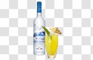 Vodka Tonic Grey Goose Distilled Beverage Cocktail - Shot Drink Transparent PNG