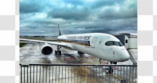 Airbus A380 A350 Airline Flight - Air Travel Transparent PNG
