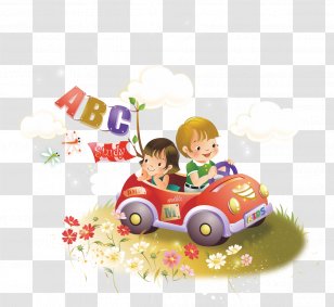 Child Cartoon - Toy - Children Car Transparent PNG