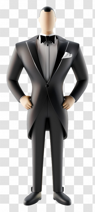 Formal Attire Men - Man In A Formal Suit Illustration Transparent PNG