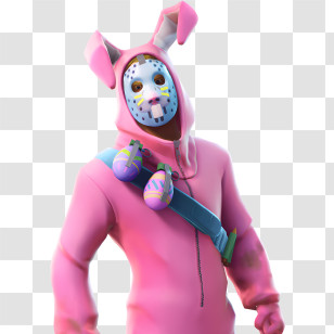 Rabbit Mask - Pink Bunny Costume With Mask Transparent PNG