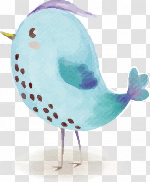 Bird Watercolor Painting - Text File - Pattern Transparent PNG