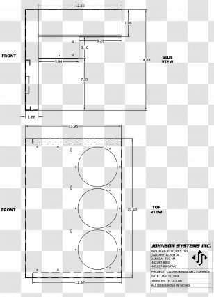 Technical Drawing Diagram - White - Johnson Controlssaft Advanced Power Solutions Transparent PNG