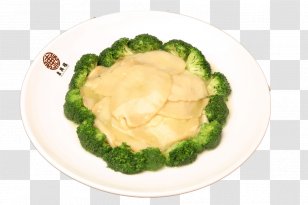 Abalone Cantonese Cuisine Jadeite - Broccoli - Emerald Grilled Transparent PNG