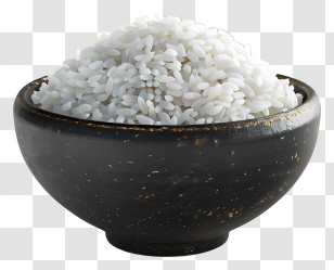 Rice - Bowl Of White Rice Transparent PNG