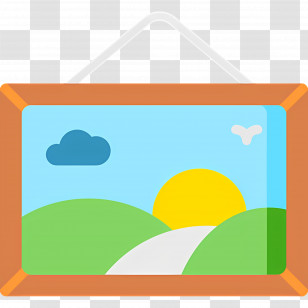 Photo Frame - Framed Landscape Picture Transparent PNG