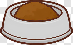 Cartoon - Dog Food Bowl Illustration Transparent PNG