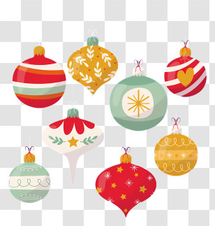 Ornaments - Christmas Tree Ornaments Transparent PNG