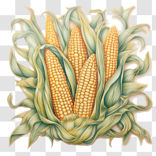 Corn - Golden Corn Illustration Transparent PNG