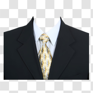Formal Wear - Formal Suit And Tie Transparent PNG