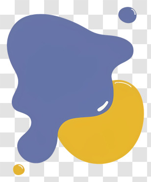 Cartoon - Creative Abstract Shapes Design Transparent PNG