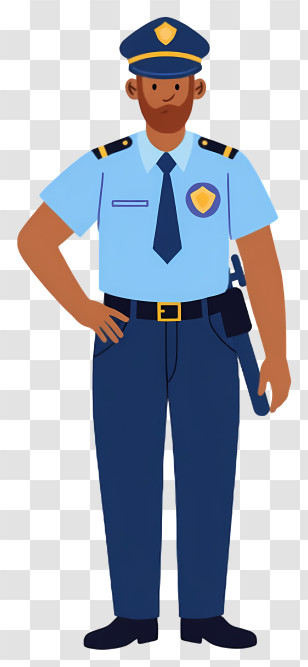 Policeman In Uniform - Police Officer In Uniform Transparent PNG