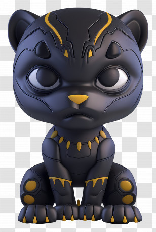 Black Panther - Black Panther Character Transparent PNG