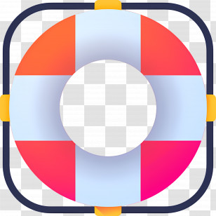 Lifebuoy - Colorful Lifebuoy For Safety Transparent PNG