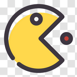 Pacman Logo - Pac-Man Iconic Game Character Transparent PNG