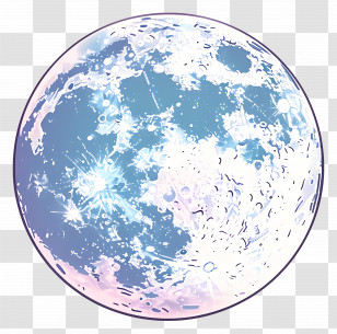 Moon - Illustration Of The Moon Transparent PNG
