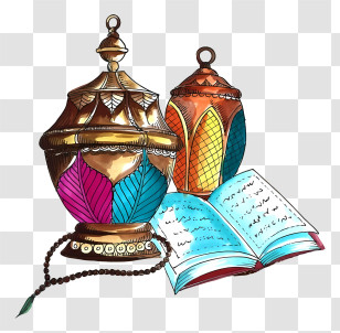 Unfortunately - Islamic Lanterns With Quran For Ramadan Transparent PNG