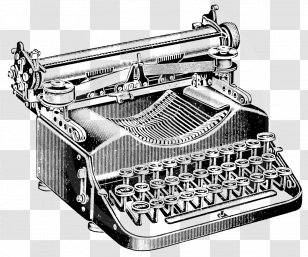 Paper Typewriter Drawing Vintage Clothing - Photography Transparent PNG