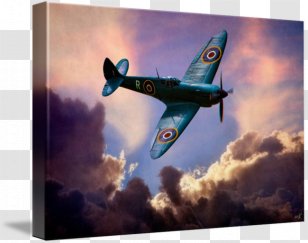 Supermarine Spitfire Airplane Canvas Print Art Printing Transparent PNG