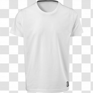 T-shirt White - Button - Shirt Transparent PNG