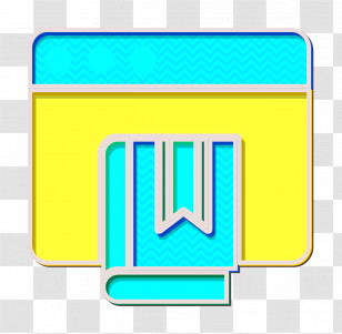 E Learning Icon Ebook Icon School Icon Transparent PNG