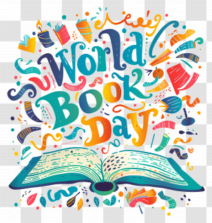 World Book Day - World Book Day Event Poster Design Transparent PNG