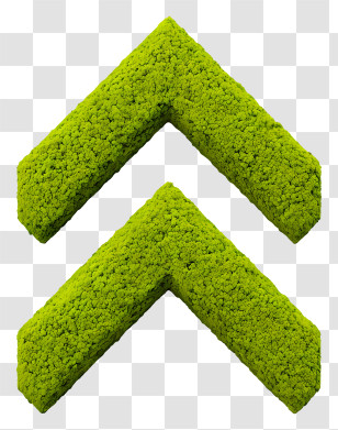 Mossy Arrow - Green Arrows Transparent PNG