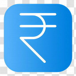 Indian Rupees - Indian Rupee Currency Symbol Transparent PNG