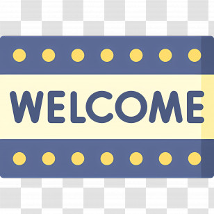 Welcome Sign - Welcome Sign With Lights Transparent PNG