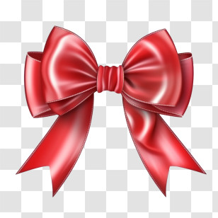 Ribbon
 - Glossy Red Ribbon Bow Illustration Transparent PNG