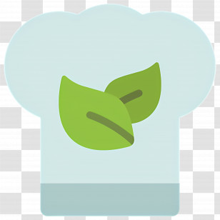 Chef Hat - Chef Hat With Leaves Illustration Transparent PNG