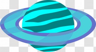 Clip Art Product Design Line Hat - Aqua - Planet Transparent PNG