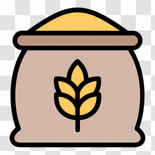 Seed Bag - Full Grain Sack Transparent PNG