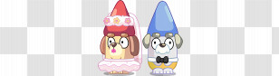 Bluey - Cartoon Dogs In Costumes Transparent PNG
