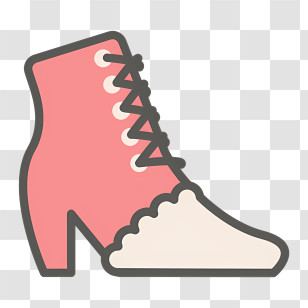 Women Shoes - Pink High Heel Boot Transparent PNG