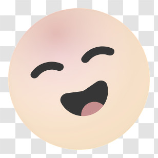 Cartoon - Happy Face Emoji Illustration Transparent PNG