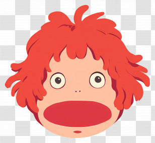 Cartoon Face - Surprised Cartoon Face Transparent PNG