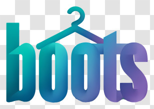 Boots Logo - Stylized Boots Logo Hanger Transparent PNG