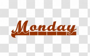 Monday Font. - Beach - Jersey Transparent PNG