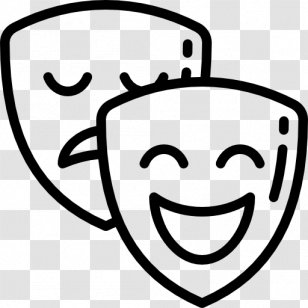 Theatre Mask Art - Theatrical Transparent PNG