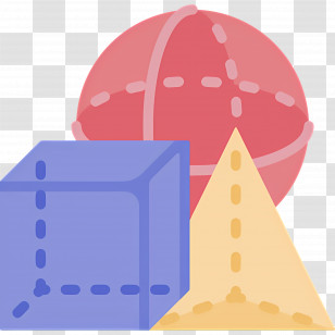 Geometry - Colorful Geometric Shapes Transparent PNG