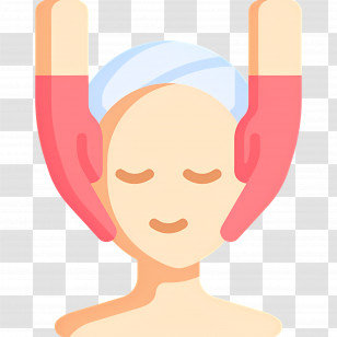 Skincare - Relaxing Face Massage Transparent PNG